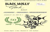 Kaft 2020 - Black Molly Genk · Je in dit boekje een eerste deel van een rubriek kan lezen over het reilen en zeilen bij Black Molly van 1970 tot nu. Guido spendeert vele uren in