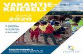 VAKANTIE- KRIEBELS - Zaventem · 2020-03-10 · opvang voorzien van 7u tot 8u15 & 16u30 tot 18u. Ons eigen busvervoer brengt de kinderen naar de juiste speelpleinwerking en in de