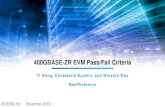 400GBASE-ZR EVM Pass/Fail Criteria - IEEEgrouper.ieee.org/groups/802/3/ct/public/19_11/way_3ct_01... · 2019-11-20 · 400GBASE-ZR EVM Pass/Fail Criteria. Yi Weng, Konstantin Kuzmin,