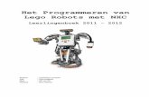Het Programmeren van Lego Robots met NXC · bestaan uit taken (tasks) . Ons programma heeft slechts 1 taak, genaamd ‘main’. Ieder programma moet een taak ‘main’ hebben, want
