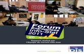 Rapport réalisé par l’Équipe du Forum Info · 2013-04-11 · Organisation du forum Informatique et Statistique 2010-2011 7 La sauvegarde informatique du CV doit être de type