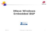 iWave Windows Embedded BSP Windows … · Windows Embedded Compact(WINCE) WinCEは、3.0から7.0の実績 シルバーパートナーとして、下記の移植実績: Windows Embedded
