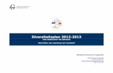 Diversiteitsplan 2012-2013 NL · 2015-08-20 · moeten worden geïntegreerd. ... - 1: Must have ... - 2: Should have – actie die bij voorkeur wordt verwezenlijkt; - 3: Nice to have