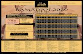RAMADAN 2020 - Green Lane Masjid › wp-content › uploads › ... · Ramadan by Shaykh Aqeel Mahmood 7.15pm - 8.00pm SATURDAY Journey through the Quran (Urdu) by Ustadha Iffat Maqbool