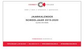 JAARKALENDER SCHOOLJAAR 2019-2020 · Presentatie profielwerkstukken 5h en 6 v Leerjaar 4 BK excursie Amsterdam WO-avond 3-4-5-6 vwo Voorlichting profielkeuze coaches lj 2+3 vmbo Examentraining