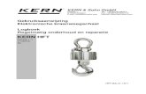 KERN HFT · 1 Logo van de firma KERN. 2 Naam van het model : 3. Weegbereik [Max] 4. Gegevens over de elektrische voeding . 5 . Adres van de firma . 6. Afleesbaarheid [d] 7. Productiedatum
