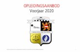 Voorjaar 2020 - Vlaams-Brabant...opleidingen zijn baremisch, kostenefficiënt en op vraag van de opdrachtgever helemaal op maat gemaakt naargelang de behoefte van de doelgroep, zone