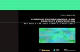 LINKING ENVIRONMENT AND CONFLICT PREVENTION · peace eth zurich css linking environment and conflict prevention the role of the united nations full report