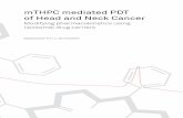 Uitnodiging mTHPC mediated PDT of Head and Neck Cancer · mTHPC mediated PDT of Head and Neck Cancer Modifying pharmacokinetics using liposomal drug carriers Sebastiaan A.H.J. de