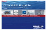 GROHE Rapidodownloads.grohe.com/files/be/pdf/Rapido_NLFR.pdf · 47 780 000 € 85,00 27,5 mm verlenging voor centrale thermostaat en thermostaat met stopkraan en terugslagklep Allonge