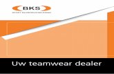 Wie wij zijn - Bks sport€¦ · BKS sport & bedrijfskleding is een jong en dynamisch bedrijf in (sport)kleding en accessoires. Wij noemen ons zelf een groothandel en kunnen alles