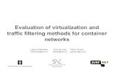 traffic filtering methods for container networksdelaat/sc/sc17/Makowski-container... · Evaluation of virtualization and traffic filtering methods for container networks Łukasz Makowski