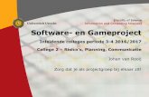 Software- en Gameproject · Geen idee te hebben van wat technisch moeilijk is. Niet door te hebben dat software engineers geen verstand hebben van hun werkveld (jargon). Een flinke