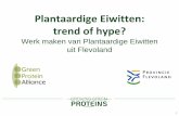 Plantaardige Eiwitten: trend of hype? unox VEGETARISCHE ROOKWORST Beter n PLANT-BASED LESS SUGARS 'l