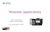 Mobiele applicaties Appl… · Native toepassingen Mobiele webtoepassingen Content adaptation Cross-platform ontwikkeling • Case: inspectie & eID • Beveiliging en beheer • Conclusies