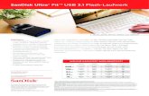 SanDisk Ultra® Fit™ USB 3.1 Flash-Laufwerk · SanDisk, RescuePRO, SanDisk SecureAccess, SanDisk Ultra Fit und das SanDisk Logo sind in den Vereinigten Staaten und in anderen Ländern