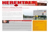 HERENTALS · Film6 Tentoon7 Sport 8 Jeugd 9 Aankondigingenacties van het Herentalse 11.11.11-comité in de brochure die u vindt in het midden van deze Stads 10 - 12 Burgerzaken 12