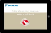 Altijd alles onder controle, waar u ook bent - Daikin...> iPlanner 12-13 > Back-upconfiguratie van warmtepompen 12-13 Voor bij u thuis Voor op kantoor | 04 | Residentieel | 05 | Mobiel/App