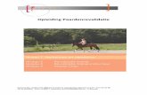 Opleiding Paardenrevalidatie - Equicare-Plus · van paarden. Daarnaast is ze aangesloten bij NHB Deurne als gecommitteerde en schrijft ze columns voor Hinniken.nl. Zonder samenwerking