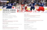 Toronto, Kanada - Pelimatkat · Wayne Gretzky International Tournament Finaalit Bussi Niagaran putouksille (2h) Lounas Mandarin Niagara Falls Tutustumista putouksiin 31.12 / Päivä