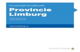 Provincie Limburg Huisstijlhandboek · naam, logo, kleur, typografie, ... past in een ontwerp. De schrijfstijl is mede bepalend ... Iconen & illustraties Infographics. Het provinciewapen
