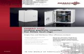 PAMAS 4132 Online particle counter for filter test rigs · Single & Multipass Filter test rigs. The standard system is designed to fit perfectly in the test rig of all manufacturers.