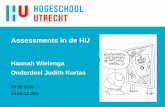 Assessments in de HU - husite.nl · Criteriumgericht Interview Oefening in drietal A, B en C A = kandidaat B en C zijn assessor A kiest een criterium (z.o.z.) waarop hij/zij wordt