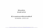 Duits HAVO Examenbundel 1999-2019 · 2019-09-09 · Duits HAVO Examenbundel 1999-2019 Voor alle eindexamens, zie . Voor de perfecte voorbereiding op je eindexamen, zie ook . Beschikbaar