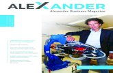 Alexander Business Magazine - Alexander Magazine ... Stichting Alexander Business Magazine Postbus 8535,