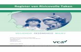 Register van Risicovolle Taken - BeSaCC-VCA De VCA-module daarentegen is specifiek voor de opleidingen/examens
