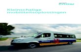 Kleinschalige mobiliteitsoplossingen - ROCOV-NH · het merk CROW-Fietsberaad), Mobiliteit en Wegontwerp. ... Inleiding 4 Lessen uit vier projecten 5 1 Texelhopper 7 2 Wensbus 10 3