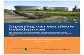 Inpassing van een nieuw beleidsproces - Universiteit Twenteessay.utwente.nl/71974/1/Willink-Joost.pdf · 2017-03-07 · Inpassing van een nieuw beleidsproces Joost Willink (s1487043)