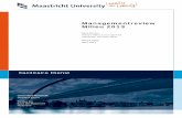 Managementreview Milieu 2013 - Maastricht University · 2016-04-19 · Titel Auteur Documenteigenaar Datum Versie Pagina Managementreview Milieu 2013 Adviseur Milieu & Duurzaamheid