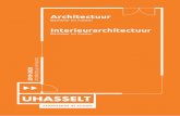 Architectuur - Universiteit Hasselt · ** De educatieve masteropleidingen zullen van start gaan in academiejaar 2019-2020 onder voorbehoud van de goedkeuring door de Vlaamse Regering.