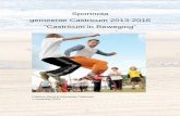 Sportnota gemeente Castricum 2013-2016 · tarievenbeleid beschreven. In hoofdstuk 7 wordt de relatie tussen sport & bewegen en de openbare ruimte gelegd. Het volgende onderwerp dat