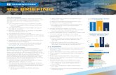 ECEMBER the BRIEFING - Transwestern · 2016 spring GDP expected to be 1.1% Inflation at a marginal 0.4% European Central Bank started charging for deposits in June and raised fees