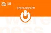 Keynote Agility & HR - Agile Academy5 verander-trends in de Agile HR cyclus: 1. Meer aandacht voor team diversiteit 2. Succesvolle Agile teams vinden zichzelf opnieuw uit 3. Agile