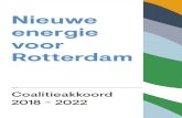 Nieuwe energie voor Rotterdam · afspraken maken over het samen realiseren van een duurzame stad. Wat we gaan doen • Met een gezamenlijk Rotterdams Energie- en Klimaatakkoord realiseren