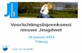 Voorlichtingsbijeenkomst nieuwe Jeugdwet...Boelema (gemeente Breda) en film over Transitie met videoboodschap van de Staatssecretaris van VWS, Martin van Rijn • 10.15 – 11.15 uur: