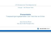 Presentatie - Glastuinbouw Nederland · 2018-08-14 · Presentatie Toepassingsmogelijkheden voor Verti-fan en Enfan door Dennis Brom ... RV op 12-9-2010, afd. 7 met Verti-fan 0 10
