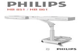 HB 851 / HB 861 - Philips€¦ · solarium. •Let the solarium cool down first (± 15 min.) before closing and storing it away. •Move the solarium only when folded in (fig. 2).