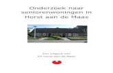 Onderzoek naar seniorenwoningen in Horst aan de Maas · Wonen Limburg is Limburgs grootste woningcorporatie, actief in de hele ... project en werden ook twee andere kernen niet bezocht.