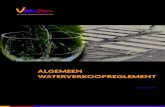 Algemeen waterverkoopreglement...06 - Deel I: algemeen waterverkoopreglement - Inhoud Hoofdstuk 1. Definities 7 Hoofdstuk 2. Levering van water, bestemd voor menselijke consumptie