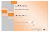 syllabus internet - module 1 - PMTIC · M o d u l e 1 - I n t e r n e t 3 EPI – Centre de formation TIC 1.2 Les adresses Internet L'adresse Internet ou URL est ce qu'il faut fournir