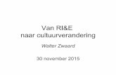 Van RI&E naar cultuurveranderinghrm.aenowaterschappen.nl/bijlagen/document/51... · Walter Zwaard 30 november 2015 . 25 jaar in trefwoorden 1990 1995 2000 2005 2010 2015 Kaderrichtlijn