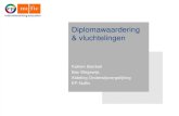 Diplomawaardering & vluchtelingen · 4 ONA: Nieuwe module in inburgeringsprogramma (Oriëntatie Nederlandse Arbeidsmarkt). Verplicht voor inburgeraars die na 1-1-2015 inburgeringsplichtig