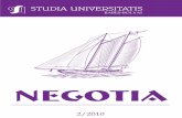 Negotia 2 2008 - Babeș-Bolyai University · tels une dépendance accrue, un délaissement du marché local dans le cas d'accords internationaux, une dégradation de position concurrentielle