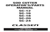 Sod Cutter Manual English-Span - Classen · sod cutter and should remain with it if you sell it. WARRANTY Refer to back page. ... Insert and remove the dipstick without screwing it