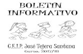 C.E.I.P. José Tejera Santana Boletín Informativo · 2º A XXX Primaria 2º B Dña. María del Carmen Rivero Castellano Primaria ... Verano: a partir del 23 de junio/18 (para el