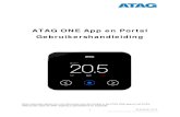 ATAG ONE App en Portal - ATAG CV ketels kopen en huren ... · 11 ATAG ONE App en Portal Gebruikershandleiding 1604 . Diagnose: Hier wordt meer informatie vermeld over de status van